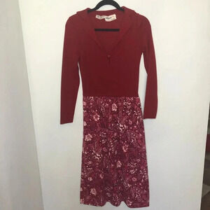 Vintage 60s/70s Goldworm Italian  Wool Dress Size 12